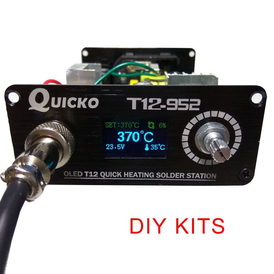 T12 Soldering Station Oled - T12 STC-OLED stacja lutownicza żelazko DIY