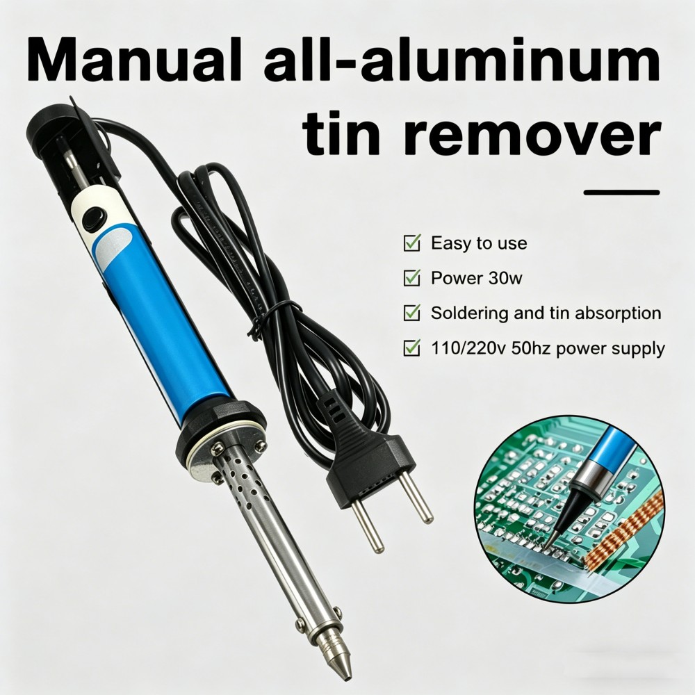 Elektryczna odsysarka do lutu  – Desoldering Pump Electric Vacuum Station recenzja i cena