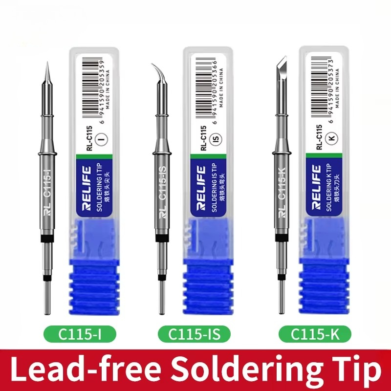 RELIFE C115-K/I/IS – uniwersal – C115 Nano Soldering Iron Station recenzja i cena